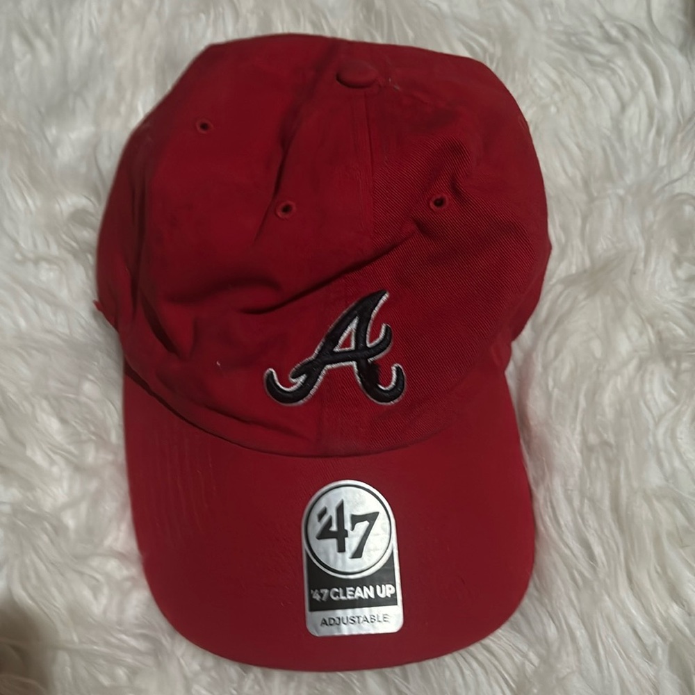 Atlanta Braves trucker hat, genuine merch